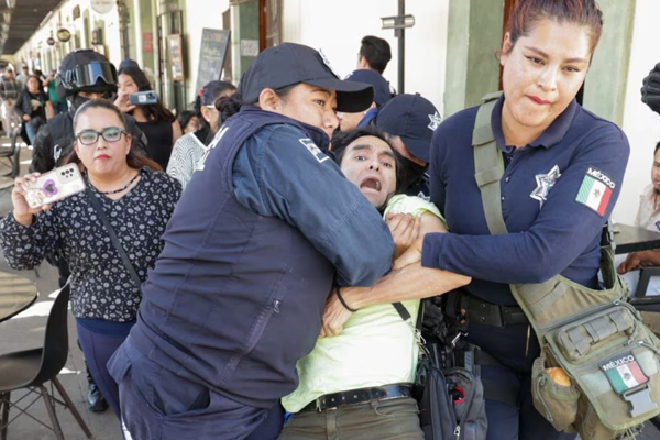 Detienen A Reportero De San Pedro Cholula Durante Protestas Por Segundo