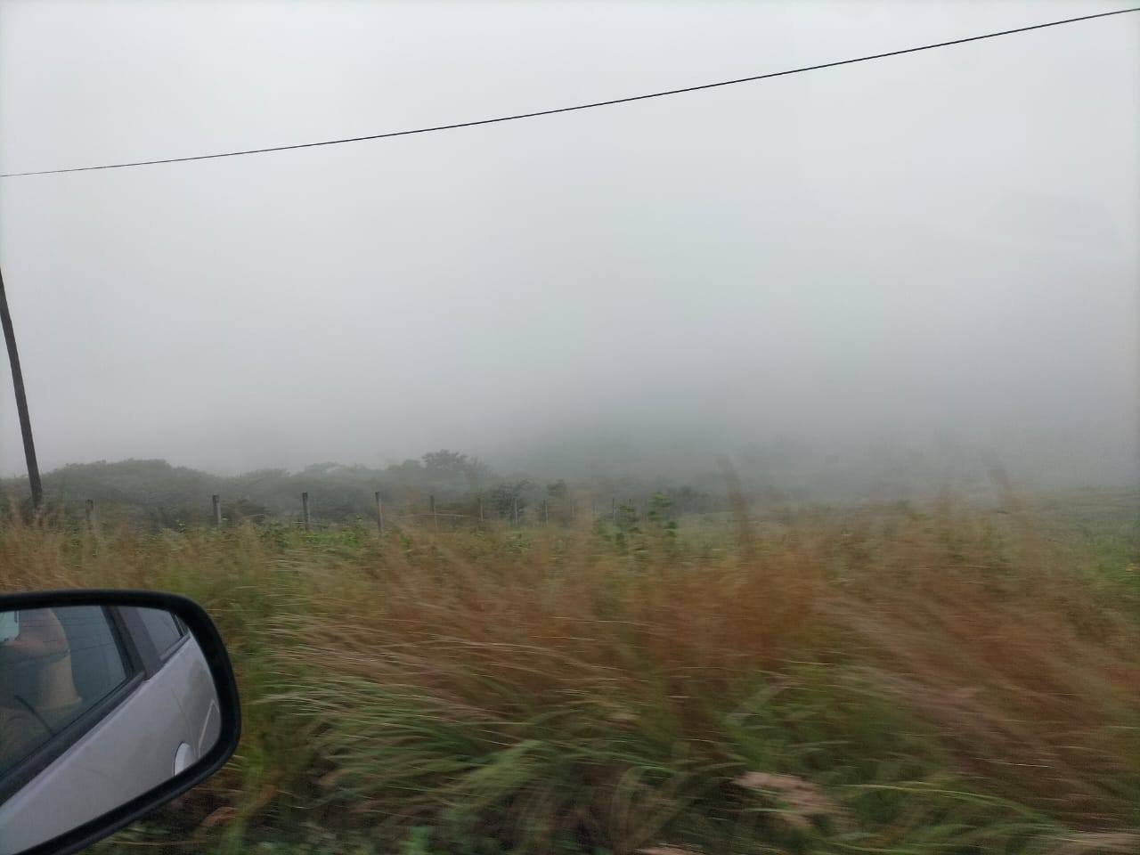 Densa neblina sorprende a Acatlán la mañana de hoy