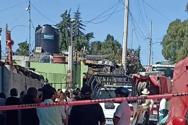 Mueren calcin4dos padre y tres hijas en incendio de Acatzingo