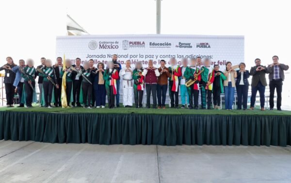 Puebla previene adicciones entre jóvenes a través de la Jornada Nacional por la paz