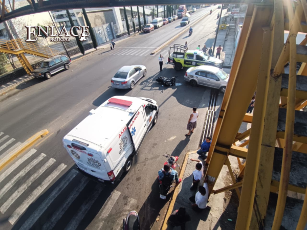 Accidente vial en eje poniente