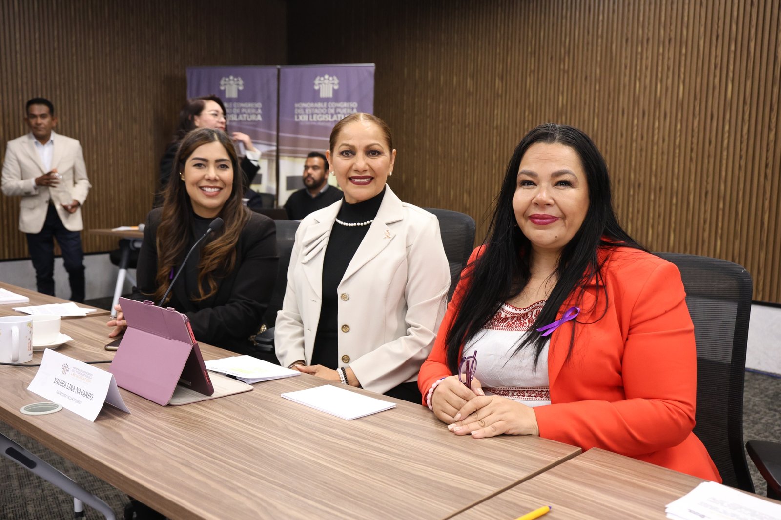 Ante Comisión del Congreso comparece la titular de la Secretaría de las Mujeres