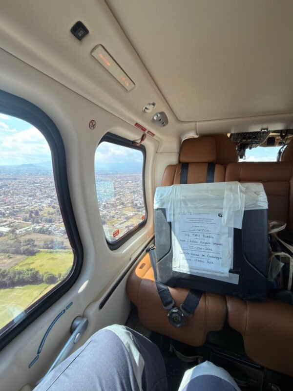 PUEBLA, PUNTO DE PARTIDA DE CORAZÓN DONADO; GOBIERNO ESTATAL REALIZA TRASLADO AÉREO