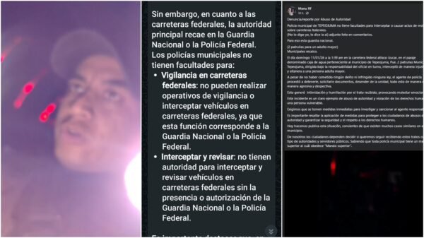 Policía de Tepeojuma detienen a adulto mayor sin justificación en carretera federal 