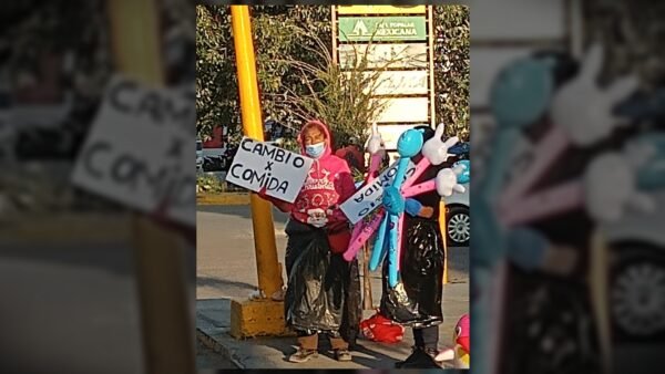 Globos por comida en Izúcar