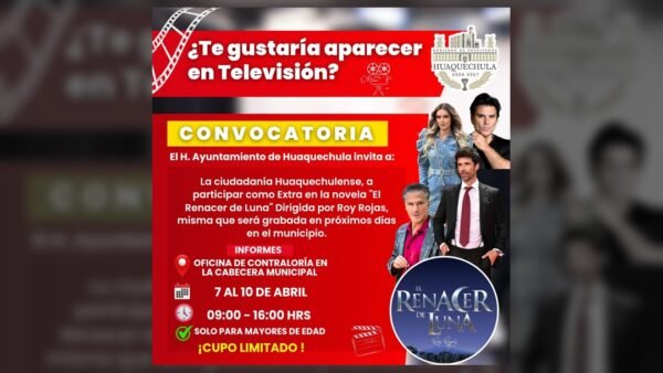 Huaquechula busca extras para novela televisiva