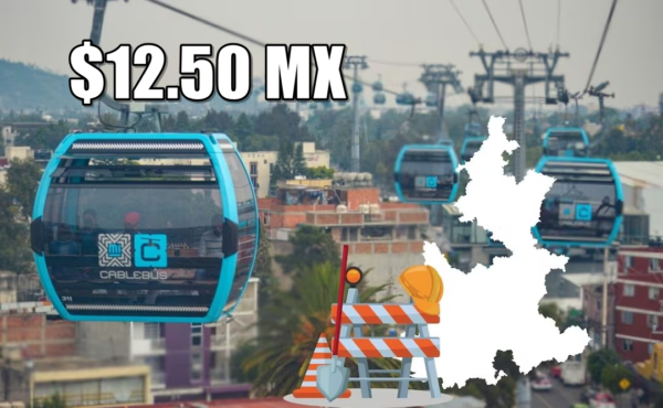 Cablebús Puebla costará 12.50 pesos por trayecto